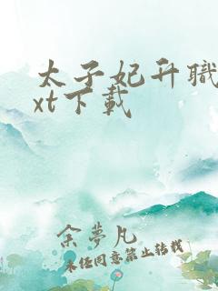 太子妃升职记txt下载