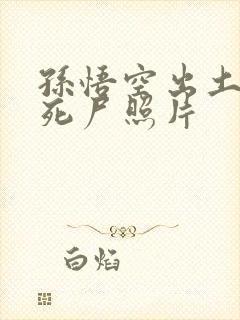 孙悟空出土后的死尸照片