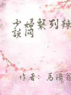 少妇系列辣文小说网