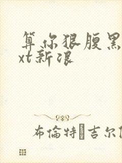 算你狠腹黑男txt新浪