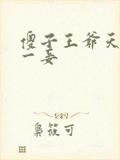 傻子王爷天下第一妾