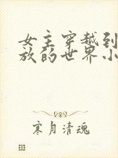 女主穿越到很开放的世界小说