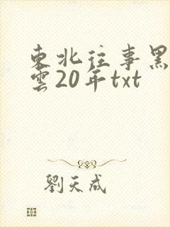 东北往事黑道风云20年txt