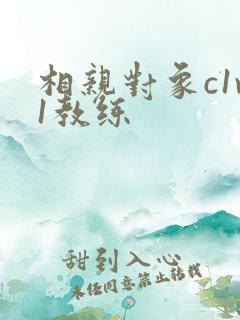 相亲对象c1v1教练