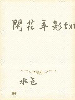 闲花弄影txt
