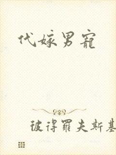 代嫁男宠