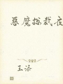 恶魔总裁夜锁爱