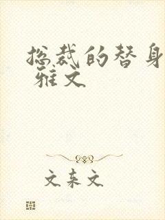 总裁的替身前妻 雅文