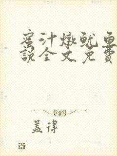 蜜汁炖鱿鱼2小说全文免费阅读