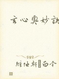 玄心奥妙诀全集