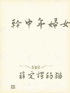 干中年妇女小说