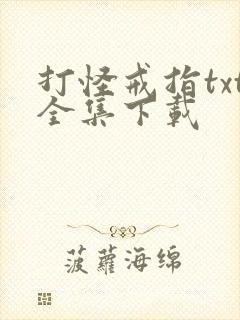 打怪戒指txt全集下载