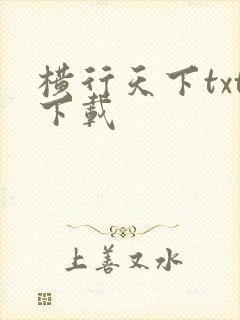 横行天下txt下载