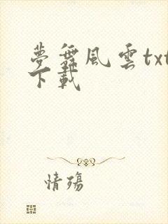 梦舞风云txt下载