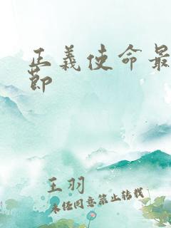 正义使命最新章节