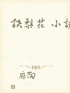 铁梨花 小说