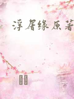 浮屠缘原著小说