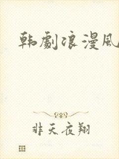 韩剧浪漫风暴