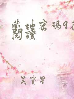 藏地密码9在线阅读