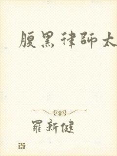 腹黑律师太危险