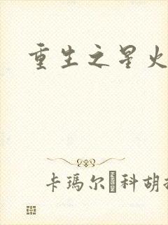 重生之星火燎原