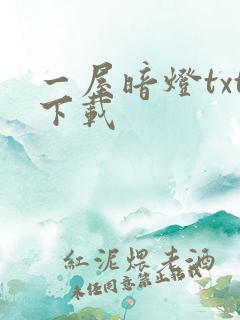 一屋暗灯txt下载