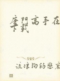 唐门高手在异世下载