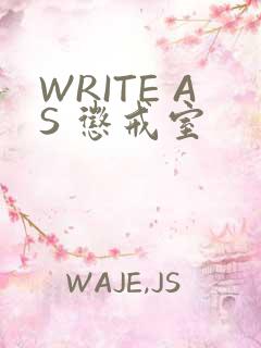 WRITE AS 惩戒室