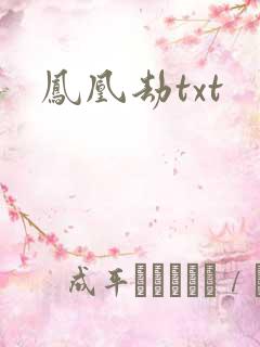 凤凰劫txt
