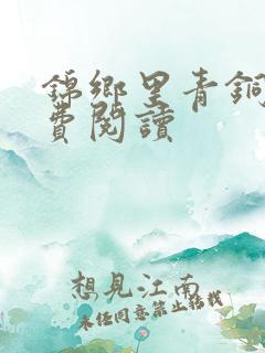 锦乡里青铜穗免费阅读