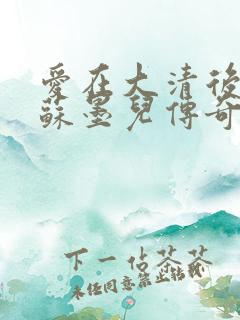 爱在大清后宫.苏墨儿传奇