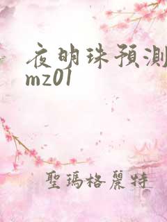 夜明珠预测 ymz01