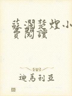 苏澜楚煜小说免费阅读