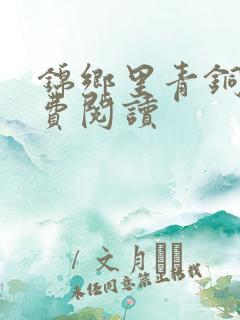 锦乡里青铜穗免费阅读