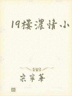 19楼浓情小说