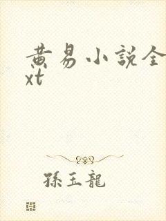黄易小说全集txt