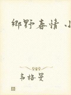 乡野春情 小说