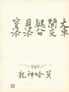 宝贝腿开大点我添添公交车