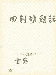 回到明朝玩网游