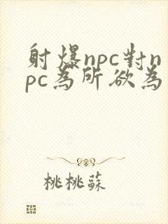 射爆npc对npc为所欲为的世界