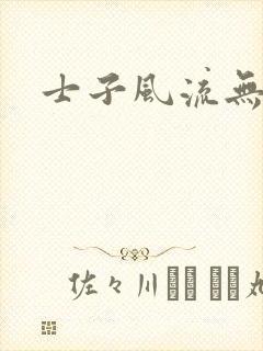 士子风流无弹窗