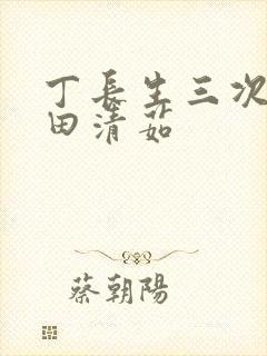 丁长生三次进入田清茹