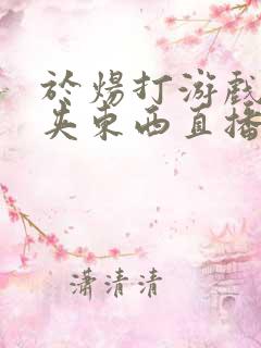 于炀打游戏下面夹东西直播