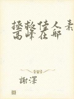 拯救佳人素柔 高峰在哪