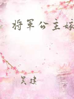 将军公主嫁到