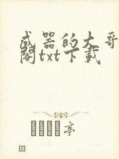 成器的大哥笔趣阁txt下载