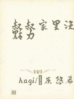 叔叔家里没人用点力