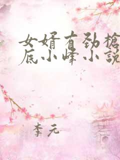 女婿有劲枪枪到底小峰小说