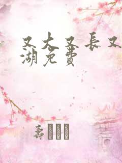 又大又长又租高湖免费