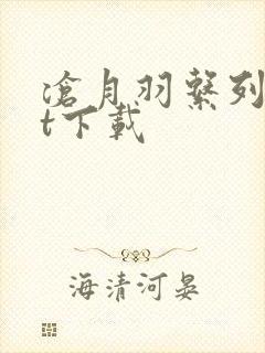 沧月羽系列txt下载